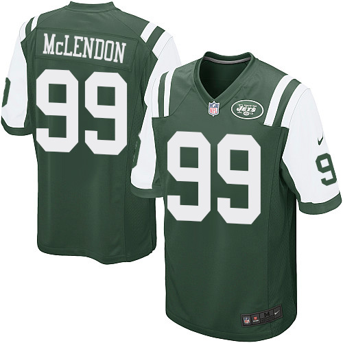 Youth Game Steve McLendon Nike Jersey Green Home - #99 NFL New York Jets